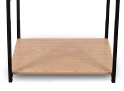 Kleiderständer Mit Schuhregal Aus Metall Und Holz -Möbel Store Kleiderstaender Holz und Stahl SR0046hei SR0046whe 3 1280x1280