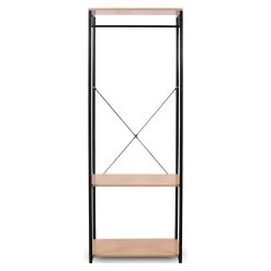 Kleiderständer Mit Schuhregal Aus Metall Und Holz -Möbel Store Kleiderstaender Holz und Stahl SR0046hei SR0046whe 4 1280x1280