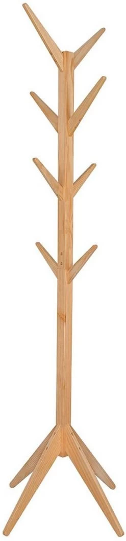 Kleiderständer Mit 8 Haken Garderobenständer Wäscheständer Gestell Aufhänger -Möbel Store Kleiderstaender mit 8 Haken Garderobenstaender Waeschestaender Gestell Aufhaenger SR0116nt Natur7 1280x1280