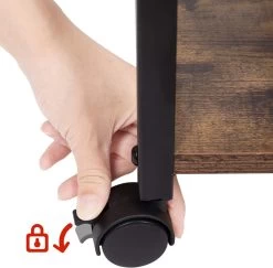 Küchenwagen Aus Metall Mit Korb Retro Dunkelbraun 90x40x83,5cm -Möbel Store Kuchenwagen aus Metall mit Korb Retro 90 40 83 5cm RW033dc Dunkelbraun1 1280x1280