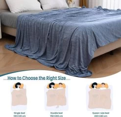 WOLTU Kühldecke 2 In 1 Sommerdecke, Doppelseitige Decke, Leicht Atmungsaktiv -Möbel Store Kuehldecke 2 in 1 Sommerdecke Doppelseitige Decke leicht atmungsaktiv W0UETT0336 Blau7 1280x1280