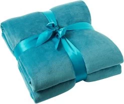 Kuscheldecke Tagesdecke Türkis