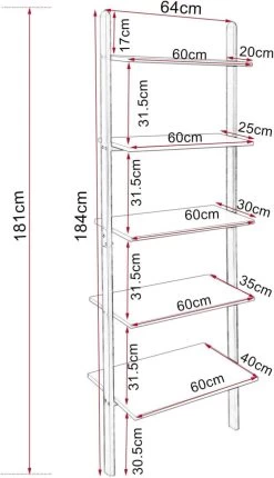 Leiterregal Standregal Metallregal Blumentreppe Bücherregal Mit 5 Ablage 10 Leiterregal Standregal Metallregal Blumentreppe Bücherregal Mit 5 Ablage -Möbel Store Leiterregal Standregal Metallregal Blumentreppe B cherregal mit 5 Ablage RGB9322ws schwarz weiss6 1280x1280