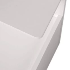 Nachttisch Nachtschrank Beistelltisch Mit Ablagefläche, MDF, 40x35x62cm, Weiß -Möbel Store Nachtkommode Nachtschrank MDF weiss7 1280x1280