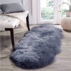 Öko Lammfell Schaffell Teppich Bettvorleger Sofa Matte Echtes Naturfell Longhair 10 Öko Lammfell Schaffell Teppich Bettvorleger Sofa Matte Echtes Naturfell Longhair -Möbel Store Oeko Lammfell Schaffell Teppich Bettvorleger Sofa Matte echtes Naturfell Longhair TP3513hgr L hellgrau4 1280x1280