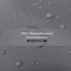 WOLTU PVC Abdeckplane Schutzplane Wasserdicht 500 G/m² -Möbel Store PVC Abdeckplane Schutzplane wasserdicht 500g GZ1222dgr dunkelgrau5 1280x1280