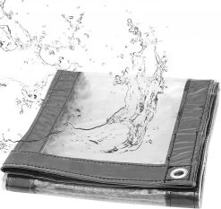 PVC Abdeckplane Mit Ösen Und Seil Wasserdicht Transparent -Möbel Store PVC Abdeckplane mit Oesen und Seil wasserdicht GZ1234tp transparent6 1280x1280