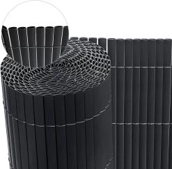 PVC Sichtschutzmatte Sichtschutzzaun Mit Kabelbindern, UV-beständig Wetterfest Windschutz -Möbel Store PVC Sichtschutzmatte Sichtschutzzaun mit Kabelbindern UV best ndig Wetterfest Windschutz GZZ1184gr Grau9 1280x1280