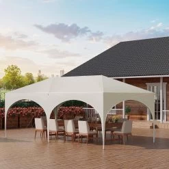 Pavillon 3x6 M, Mit 6 Seitenwänden, Partyzelt Wasserabweisend UV-Schutz 50+, Höhenverstellbar 12 Pavillon 3x6 M, Mit 6 Seitenwänden, Partyzelt Wasserabweisend UV-Schutz 50+, Höhenverstellbar -Möbel Store Pavillon 3x6 m mit 6 Seitenw nden Partyzelt wasserabweisend UV Schutz 50 h henverstellbar PVL0005be beige2 1280x1280