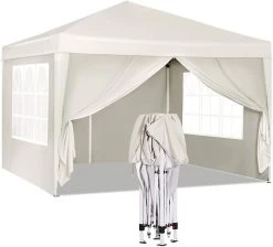Pavillon Pop-Up Wasserdichter Sonnenschutz Camping Pagodenzelt 3 X 3 M