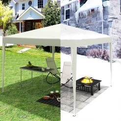Pavillon Pop-Up Wasserdichter Sonnenschutz Terrasse Festival Pagodenzelt 3 X 3 M -Möbel Store Pavillon Pop Up wasserdichter Sonnenschutz Terrasse Festival Pagodenzelt 3 x 3 mPVL0002be Beige5 1280x1280