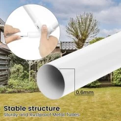 WOLTU Pavillon 3,8x3,3 M Sechseckig, Mit Seitenwänden Moskitonetz, Metall, Blau -Möbel Store Pavillon sechseckig mit Seitenwaenden Moskitonetz Metall W0UETT0226 Blau7 1280x1280