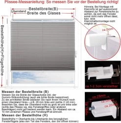 Plissee Klemmfix Ohne Bohren Easyfix Weiß -Möbel Store Plissee Klemmfix ohne Bohren Easyfix Weiss VH5541ws5 1280x1280