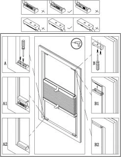 Plissee Klemmfix Ohne Bohren Easyfix Weiß -Möbel Store Plissee Klemmfix ohne Bohren Easyfix Weiss VH5541ws9 1280x1280