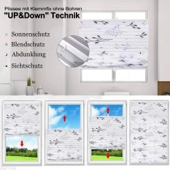 Plissee Faltrollo Klemmfix Ohne Bohren Zweigmotiv Grau 13 Plissee Faltrollo Klemmfix Ohne Bohren Zweigmotiv Grau -Möbel Store Plisseerollo Klemmtr ger Fensterrollo Sonnenschutz grau4 1280x1280