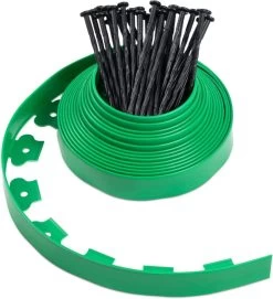 Rasenkante Kunststoff Mit Erdanker, Rasenbegrenzung Wurzelsperre System