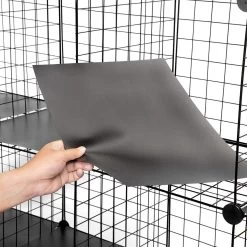 Regalsystem Individuell Aufstellbar 16 Fächer Mit PP-Platte Schwarz Aus Drahtgitte -Möbel Store Regalsystem individuell aufstellbar 16 Faecher mit PP Platte Schwarz aus Drahtgitte SR0126sz 5 1280x1280