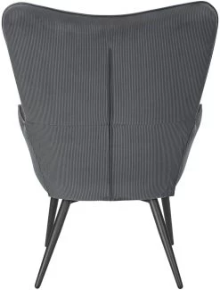 Relaxsessel Lehnstühle Vintage Retro Sessel Polstersessel Mit Hocker, Cordsamt -Möbel Store Relaxsessel Lehnstuhl Sessel Polstersessel mit Hocker SKS28dgr dunkelgrau7 1280x1280