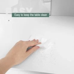 Schminktisch Kosmetiktisch Mit Hocker Und Spiegel, Hochglanz Tischplatte Weiß -Möbel Store Schminktisch Kosmetiktisch mit Hocker Spiegel Hochglanz Tischplatte 108x40x143cm MB6044ws Weiss5 1280x1280