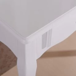 Schminktisch Mit Hocker Kosmetiktisch Mit 3 Spiegel Und 4 Schubladen, Weiß -Möbel Store Schminktisch mit Hocker 3 Spiegel 4 Schubladen MDF 90x145x40cm BxHxT MB6027cm Weiss1 1280x1280