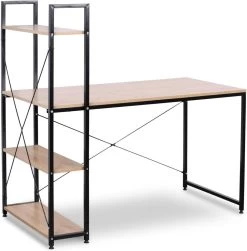 Schreibtisch Büromöbel PC Tisch Bürotisch Arbeitstisch Aus Holz&Stahl -Möbel Store Schreibtisch B rom bel PC Tisch B rotisch Arbeitstisch aus Holz Stahl TSB01 bunt4 1280x1280