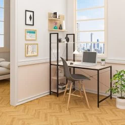 Schreibtisch Büromöbel PC Tisch Bürotisch Arbeitstisch Aus Holz&Stahl -Möbel Store Schreibtisch B rom bel PC Tisch B rotisch Arbeitstisch aus Holz Stahl TSB01 bunt5 1280x1280