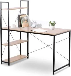 Schreibtisch Büromöbel PC Tisch Bürotisch Arbeitstisch Aus Holz&Stahl -Möbel Store Schreibtisch B rom bel PC Tisch B rotisch Arbeitstisch aus Holz Stahl TSB01 bunt6 1280x1280