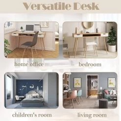 Schreibtisch Computertisch Arbeitstisch Holz Stahl -Möbel Store Schreibtisch Computertisch Arbeitstisch Holz Stahl TSG19hei helleiche9 1280x1280