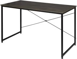 Schreibtisch Aus Holz & Stahl In Modernem Design