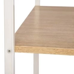 Schreibtisch Aus Holz Und Stahl, Mit Ablage 120x60x75 Cm -Möbel Store Schreibtisch aus Holz und Stahl mit Ablage TSB31hei 3 1280x1280