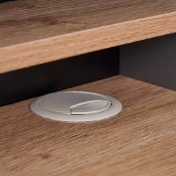 Schreibtisch Mit Ablage 90x50x88,5 Cm, Hell Eiche-grau 17 Schreibtisch Mit Ablage 90x50x88,5 Cm, Hell Eiche-grau -Möbel Store Schreibtisch mit Ablage TS122hei eiche grau6 1280x1280