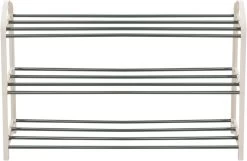 Schuhablage Schuhregal Ständer,3 Schicht Für 12 Paare Schuhe,XXL Ständer Regale -Möbel Store Schuhablage Schuhregal St nder 3 Schicht f r 12 Paare Schuhe XXL St nder Regale SR0024cm3 Creme1 1280x1280