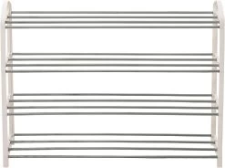 Schuhregal Schuhablage,Ständer Regale 4 Schicht Für 16 Paare Schuhe,79x19,5x62cm -Möbel Store Schuhregal Schuhablage St nder Regale 4 Schicht f r 16 Paare Schuhe 79x19 5x62cm SR0024cm4 creme1 1280x1280