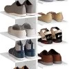 Schuhregal Mit 12 Ebenen, Weißer Schuhschrank Für Flur, Aus Holzwerkstoff