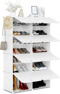 Schuhregal Mit 8 Fächern, Schuhaufbewahrung Für 32 Paar Schuhe, Weiß 17 Schuhregal Mit 8 Fächern, Schuhaufbewahrung Für 32 Paar Schuhe, Weiß -Möbel Store Schuhregal mit 8 F chern Schuhaufbewahrung f r 32 Paar Schuhe W0ITT2005 Weiss9 1280x1280