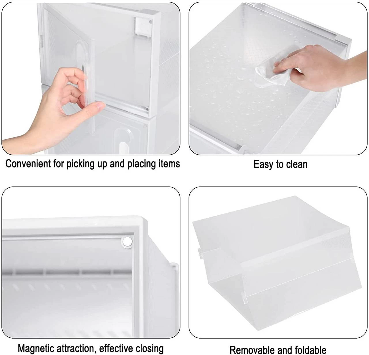 Schuhregal Mit Magnetverschluss Schuhboxen DIY Steckregal Aus Kunststoff 6 Schuhregal Mit Magnetverschluss Schuhboxen DIY Steckregal Aus Kunststoff – Bild 6