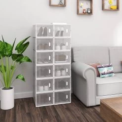 Schuhregal Mit Magnetverschluss Schuhboxen DIY Steckregal Aus Kunststoff 17 Schuhregal Mit Magnetverschluss Schuhboxen DIY Steckregal Aus Kunststoff -Möbel Store Schuhregal mit Magnetverschluss Schuhboxen DIY Schuhschrank Steckregal aus Kunststoff SRX12tp 127jpNhIv5RfUHBm 1280x1280