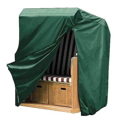 Schutzhülle Strandkorb 165/135x125x90 Cm, Für Gartenmöbel, Aus PE Grün 1 Schutzhülle Strandkorb 165/135x125x90 Cm, Für Gartenmöbel, Aus PE Grün