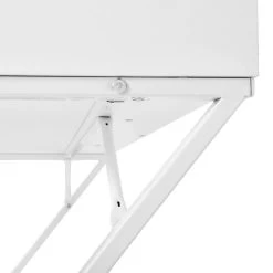 Schreibtisch Mit 3 Schubladen Aus Holz & Stahl -Möbel Store Sehr Elegant Schreibtisch mit 3 Schubladen aus Holz Stahl im weiss bei Woltu TS40sz 6 1280x1280