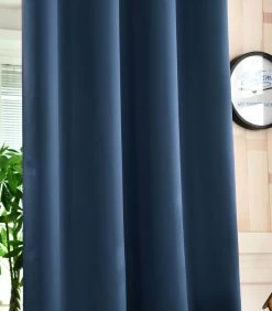 Vorhänge Aus 100% Polyester Blickdicht Mit Ösen,1 Stück -Möbel Store Sehr Elegante Vorhaenge mit blickdicht Oesen im 3 Farben 3 groesse bei Woltu VH5867gb VH5867gb 17 1280x1280