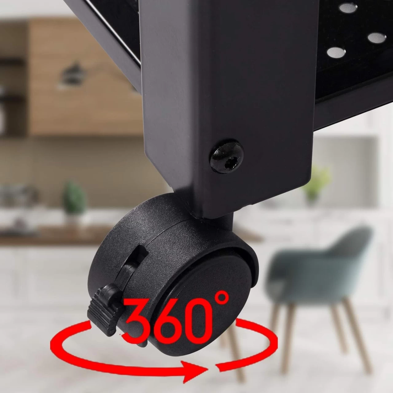 Servierwagen Aus Metall Retro 60x40x76cm 6 Servierwagen Aus Metall Retro 60x40x76cm – Bild 6