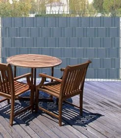 Sichtschutzstreifen 450g/m² PVC Doppelstabmattenzaun, Anthrazit -Möbel Store Sichtschutzstreifen 450g m PVC Doppelstabmattenzaun Anthrazit GZZ1187an 10 1280x1280