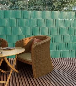 Sichtschutzstreifen 450g/m² Inkl, 25 Stücke Klemmenclips, Grün -Möbel Store Sichtschutzstreifen 450g m inkl 25 Stuecke Klemmenclips Gruen GZZ1187gn 4 1280x1280