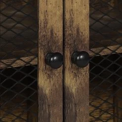 Sideboard Mit Arbeitsplatte, Mit 2 Türen 2 Offenen Fächern, Verstellbare Ablage -Möbel Store Sideboard mit Arbeitsplatte mit 2 T ren 2 offenen F chern verstellbare Ablage SSK001hov Vintage1 1280x1280