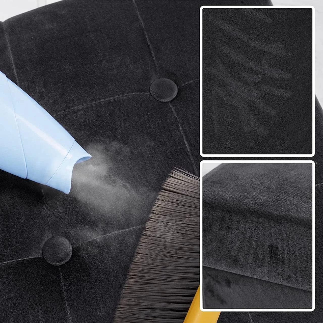 WOLTU Sitzhocker Sitzbank Mit Stauraum, Faltbar Deckel Abnehmbar, Aus Samt 8 WOLTU Sitzhocker Sitzbank Mit Stauraum, Faltbar Deckel Abnehmbar, Aus Samt – Bild 8