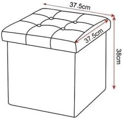 Sitzhocker Mit Stauraum Sitzwürfel Faltbar&abnehmbar, Gepolsterte Aus Leinen -Möbel Store Sitzhocker mit Stauraum Sitzw rfel faltbar abnehmbar Gepolsterte aus Leinen SH06 bunt1IKNeKOHPVBVlv 1280x1280