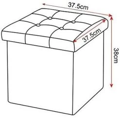 Sitzhocker Mit Stauraum Sitzfläche Aus Leinen, 37,5x37,5x38CM(LxBxH) 9 Sitzhocker Mit Stauraum Sitzfläche Aus Leinen, 37,5x37,5x38CM(LxBxH) -Möbel Store Sitzhocker mit Stauraum aus Leinen Modell Martin Grau30 1280x1280 1