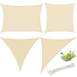 Sonnensegel Sonnenschutz HDPE Windschutz UV Schutz Creme