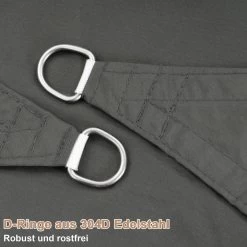 WOLTU Sonnensegel, Sonnenschutz, Aus PES, 200 G/m² Polyester, 95% UV Schutz, Dunkelgrau 14 WOLTU Sonnensegel, Sonnenschutz, Aus PES, 200 G/m² Polyester, 95% UV Schutz, Dunkelgrau -Möbel Store Sonnensegel Sonnenschutz aus PES 200 gm Polyester 95 UV Schutz W0UETT0287 GZS1275dgr Dunkelgrau9 1280x1280