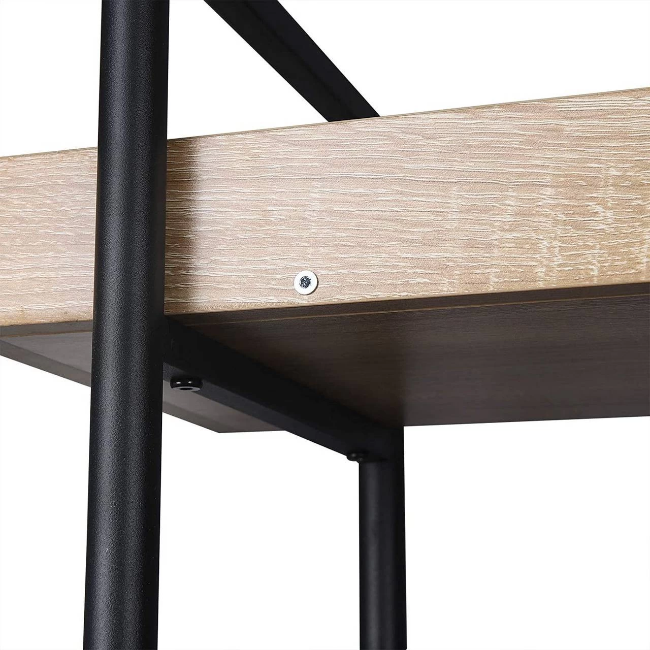 Standregal Mit 5 Ablagen 91x30x173cm Eiche Hell 6 Standregal Mit 5 Ablagen 91x30x173cm Eiche Hell – Bild 6